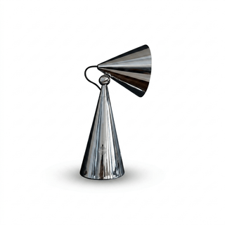 Rechargeable Cone Table Lamp-Neutral Decor