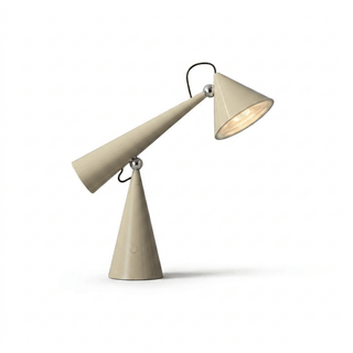 Articulated Cone Table Lamp-Neutral Decor