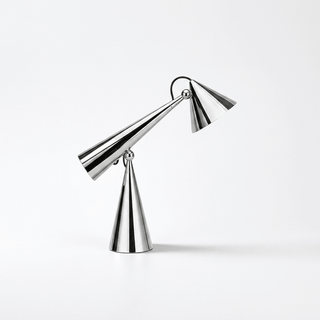 Articulated Cone Table Lamp-Neutral Decor
