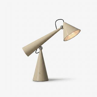 Articulated Cone Table Lamp-Neutral Decor