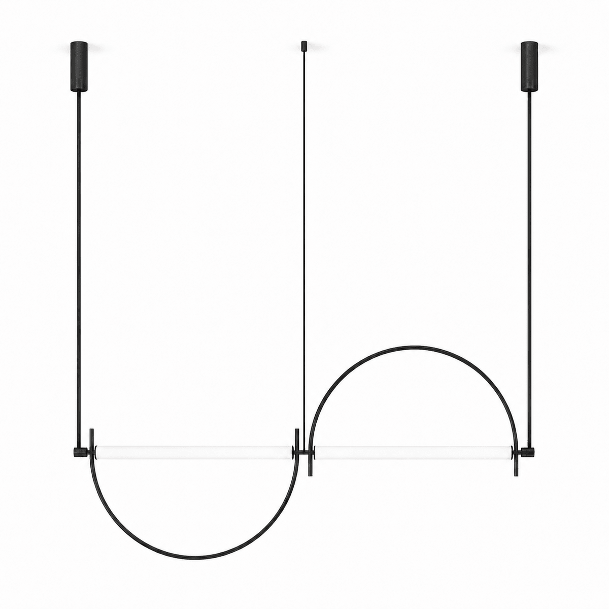Arched Linear Led Chandelier-Neutral Decor