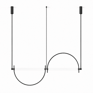 Arched Linear Led Chandelier-Neutral Decor