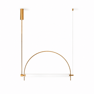 Arched Linear Led Chandelier-Neutral Decor