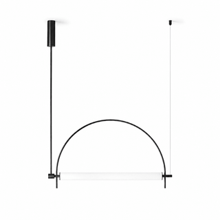 Arched Linear Led Chandelier-Neutral Decor