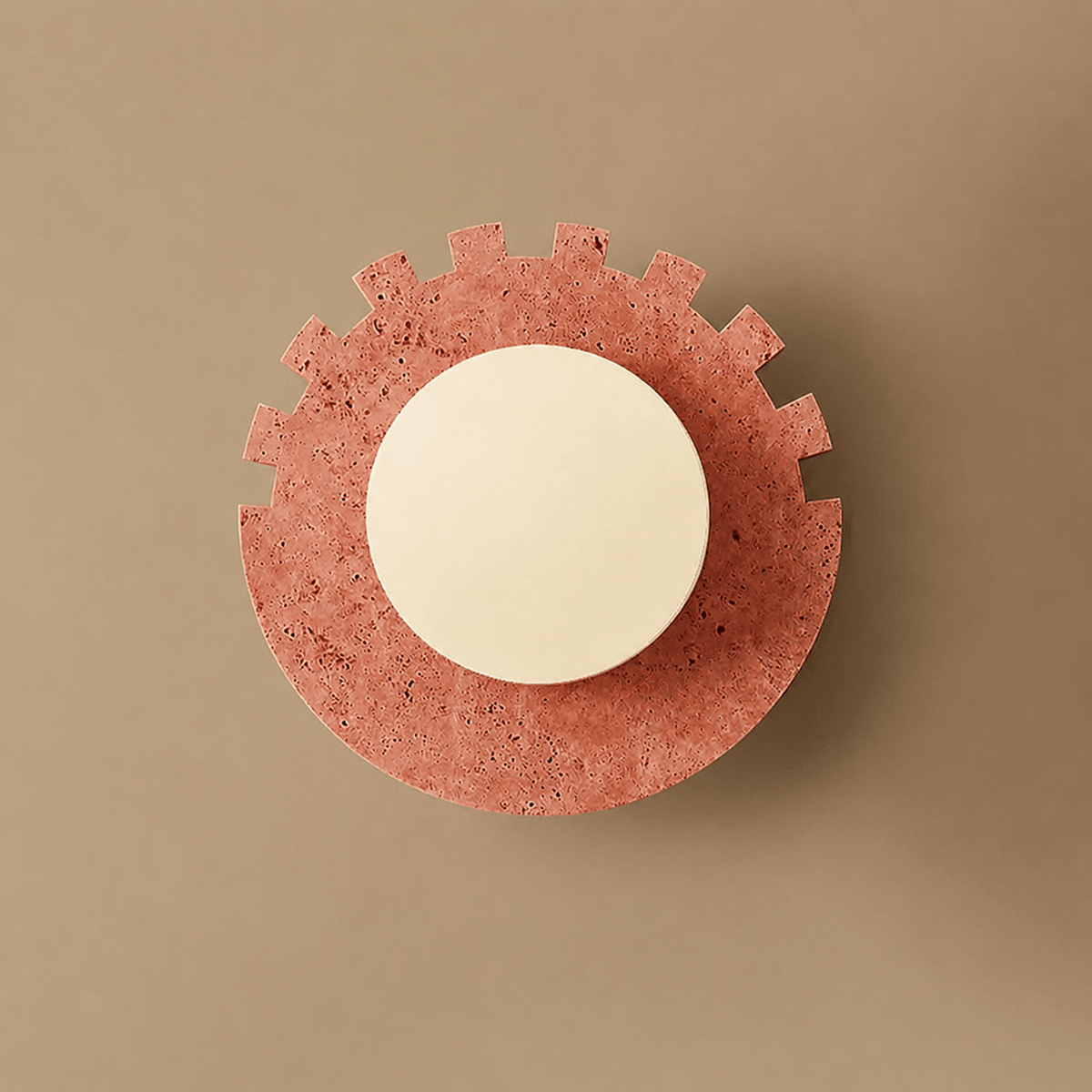 Backlit Wall Sconce-Neutral Decor