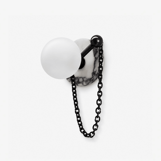 Keepsake Marble Globe Wall Sconce-Neutral Decor