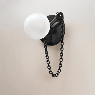 Keepsake Marble Globe Wall Sconce-Neutral Decor