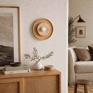Rapolano Travertine Wall Sconce-Neutral Decor