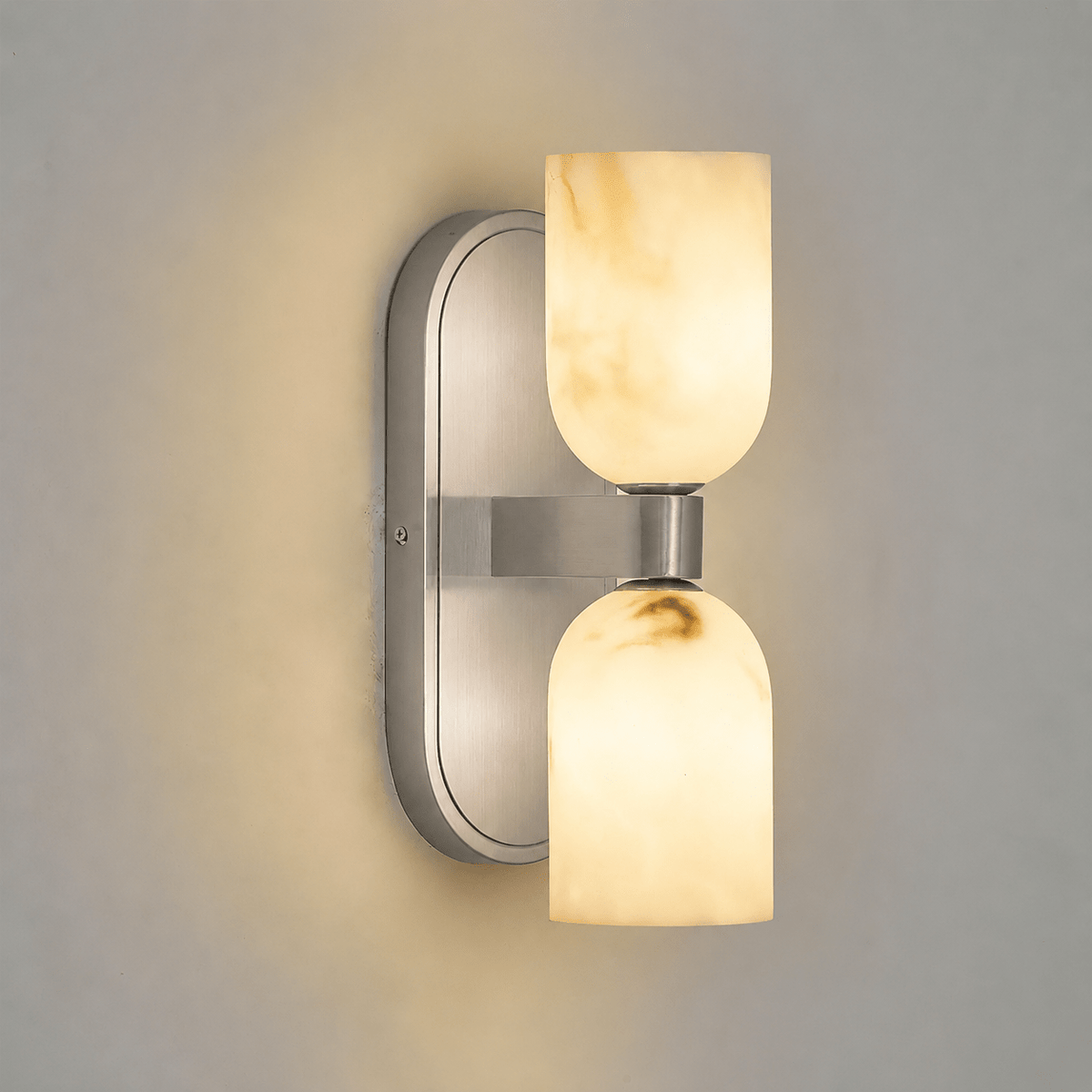 Alabaster Up-Down Wall Sconce-Neutral Decor
