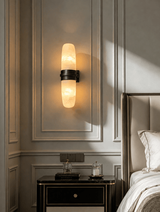 Slim Vertical Tube Wall Sconce-Neutral Decor