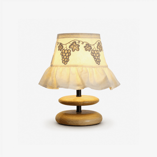 Grape Embroidery Table Lamp-Neutral Decor