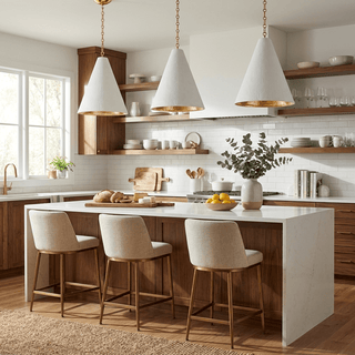 Cuspide Plaster Cone Pendant Light-Neutral Decor