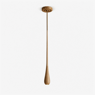 Elongated Teardrop Pendant Light-Neutral Decor