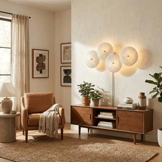 Lotus Petal Plug-in Wall Lamp-Neutral Decor