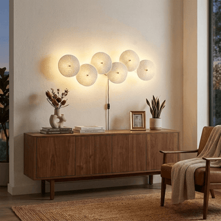 Lotus Petal Plug-in Wall Lamp-Neutral Decor