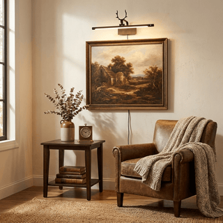 Stag Horn Plug-in Wall Light-Neutral Decor