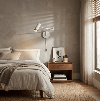 Ridge Arm Plug-in Wall Lamp-Neutral Decor