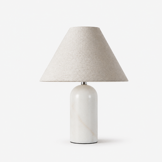 Petra Marble Table Lamp-Neutral Decor