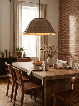 Quell Acoustic Dome Pendant Light-Neutral Decor