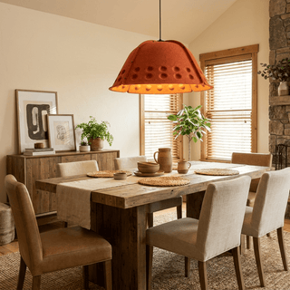 Quell Acoustic Dome Pendant Light-Neutral Decor