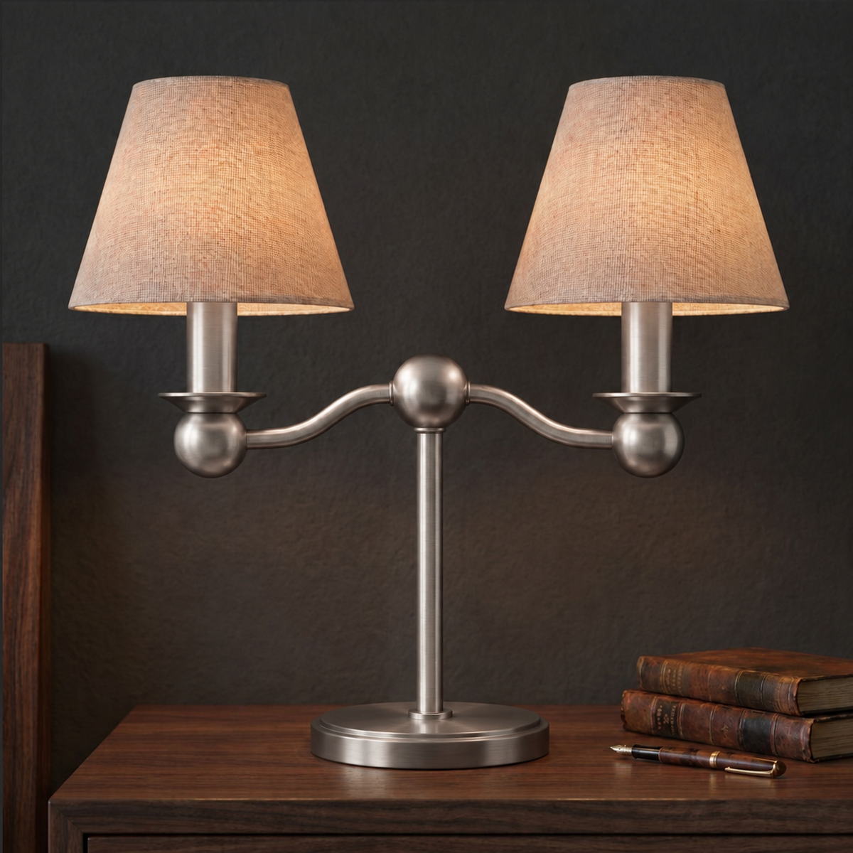 Graftwick Lampe De Table En Tissu