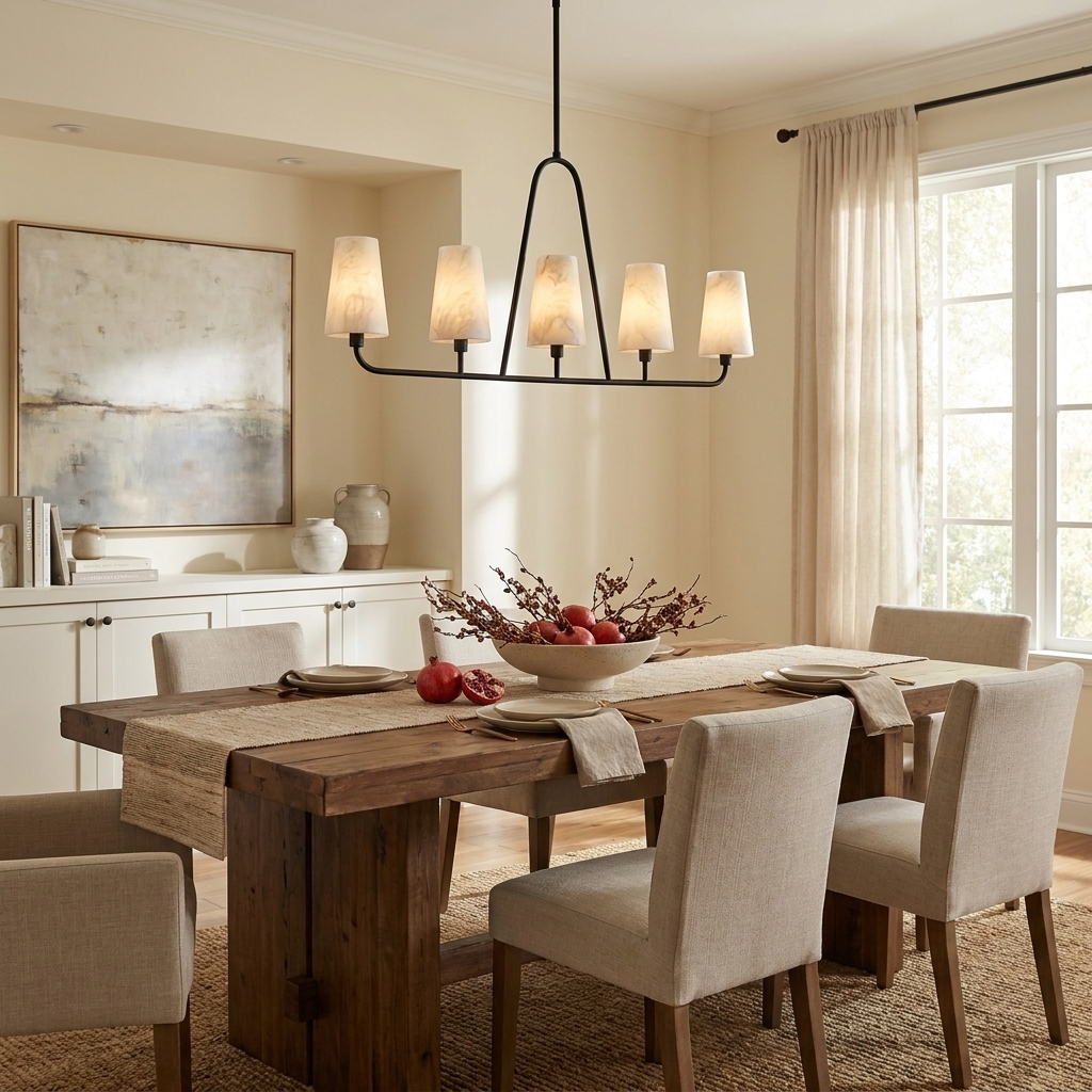 Jarrowmere Lustre En Albâtre