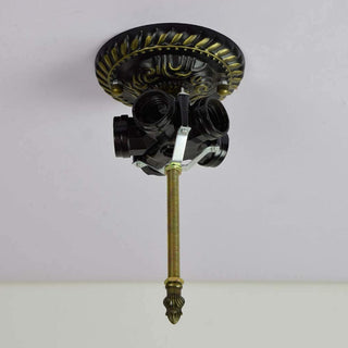 Tiffany Vintage LED Plafonnier Métal/Verre Chambre À Coucher