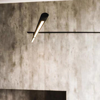 Ray Lampadaire Linéaire Simple, Métal, Noir, Salon/Chambre
