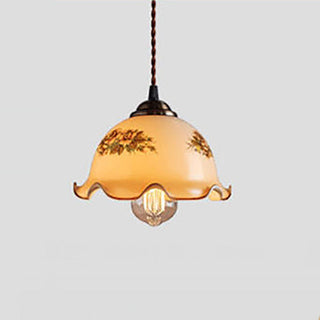 Valentina Moderne Fleurs Métal/Verre Suspension Salle d'étude/ Salon