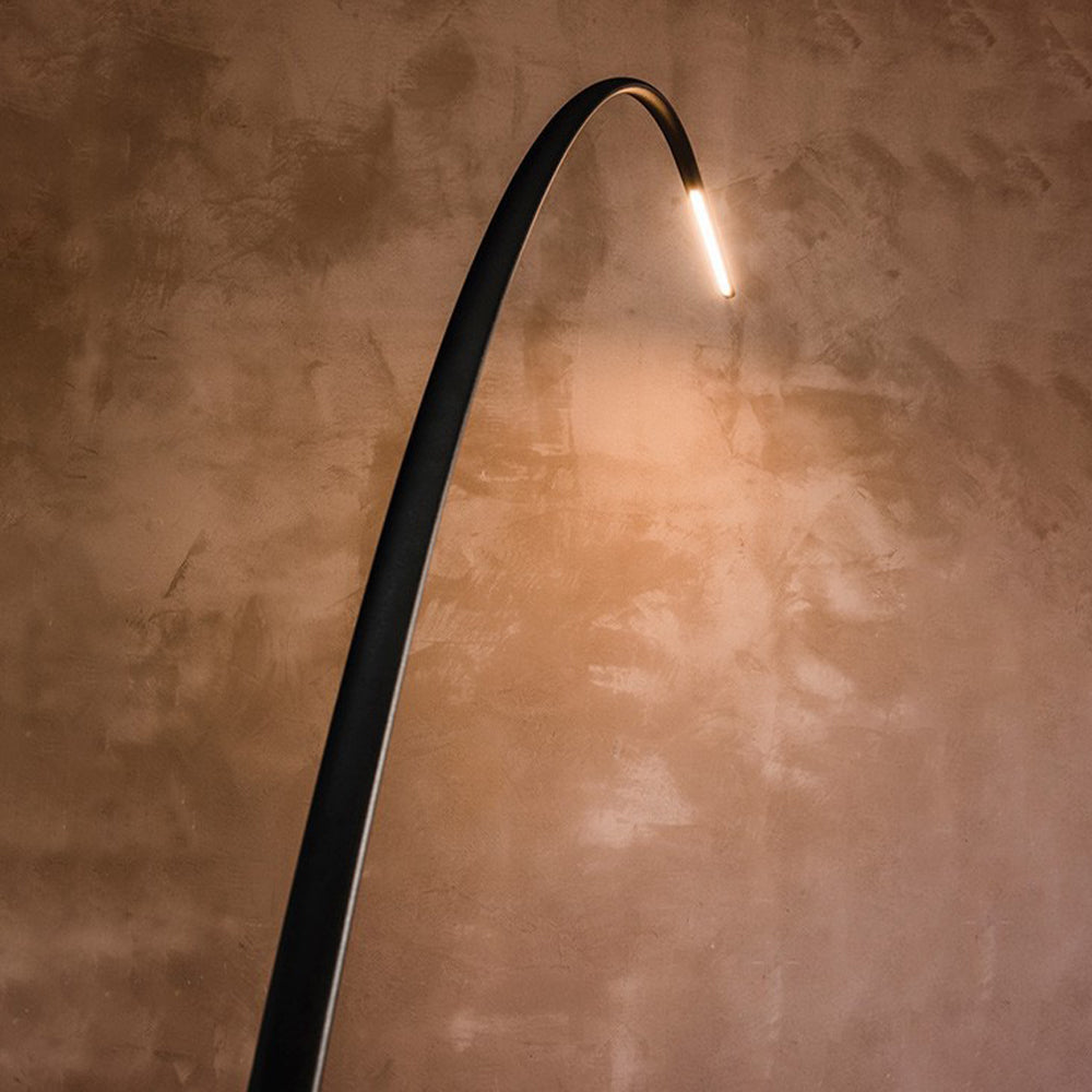 Ray Lampadaire Linéaire Simple, Métal, Noir, Salon/Chambre