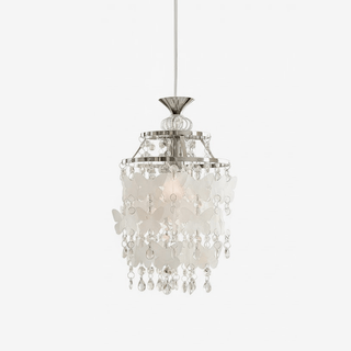 Butterfly Crystal Pendant Light-Neutral Decor