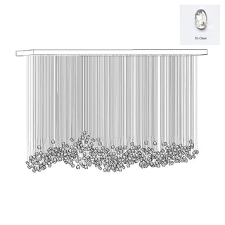 Veshaa Lustre en cristal de pierre de luxe postmoderne