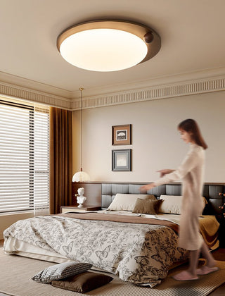 Wood Accent Ceiling Light-Neutral Decor