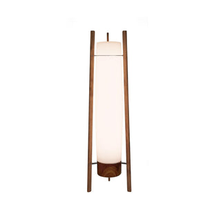 Zezoraril Lampadaire en Bois Noyer Wabi-Sabi