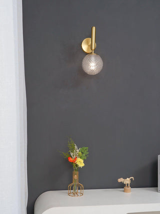 Lustra Applique Murale à Brancher Globe en Verre Style Nordique
