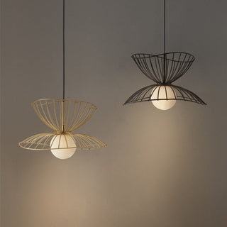 Ritta Luminaires  Suspension Vertigo LED Métal Noir/Or Salle à manger