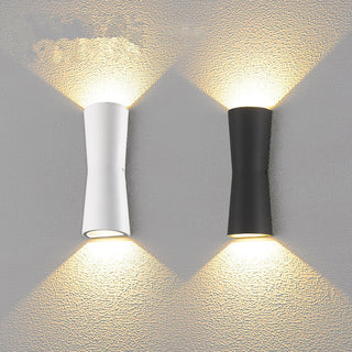 Merin Applique Murale Torche Moderne Noir/Blanc. Balcon-Luire
