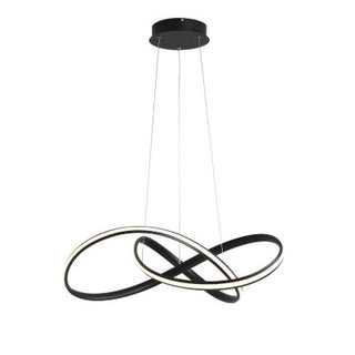 Arisha Luminaires Suspension d'anneaux Contemporains Minimaliate, Métal