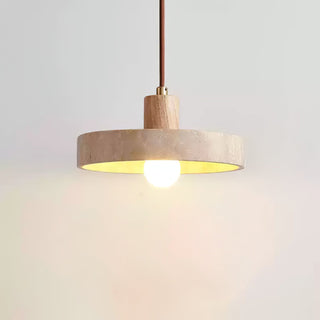 Evvynor Travertin Pendentif Lumière