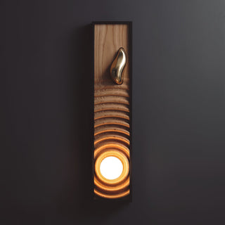 Caleb Applique Murale en Bois Vintage