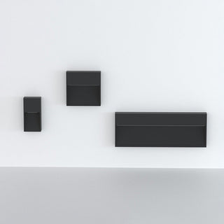 Ray Éclairage d'Escalier Extérieur Rectangulaire Moderne, Métal/Acrylique, Noir, Jardin