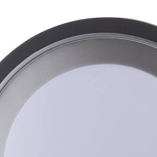Ray Applique Extérieure/Plafonnier Rond Moderne, Métal, Noir, Cour/Jardin