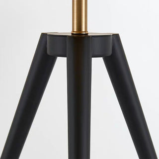 Arisha Design Lampadaire Tripode Moderne Métal Noir Or Bureau/Chambre à Coucher/Salon
