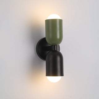 Zareno Applique Murale Cylindre Scandinave Métal Coloré Salon-Luire