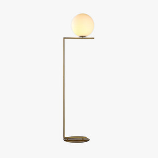 Valentina Lampadaire Globe Moderne Métal/Verre Laiton/Argent Salon/Chambre