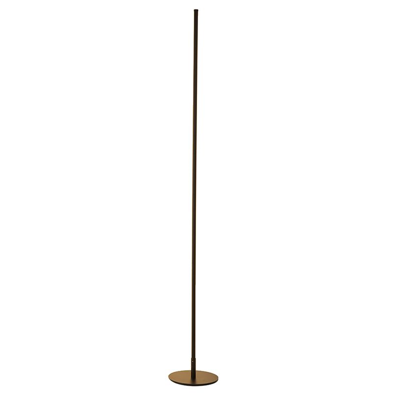 Ray Simple Linéaire LED Lampadaire Or Noir Métal Gel de Silice Salon Chambre