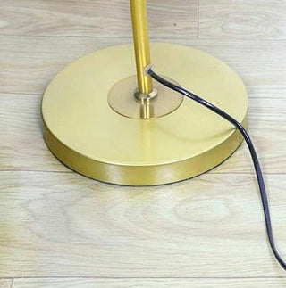 Valentina Design Lampadaire Bulle Simple Métal/Acrylique Doré Salon