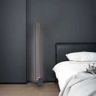 Ray Design Lampadaire Rectangulaire Simple Métal Noir Salon/Chambre à Coucher