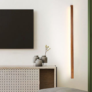 Zenx Applique Murale Linéaire en Bois