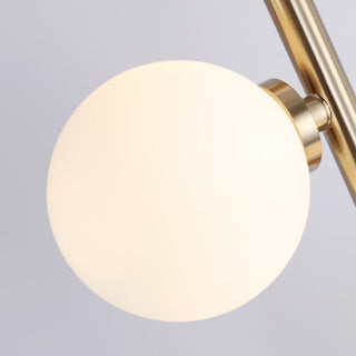 Valentina Lampadaire Globe Moderne, Métal/Verre, Or, Chambre à Coucher